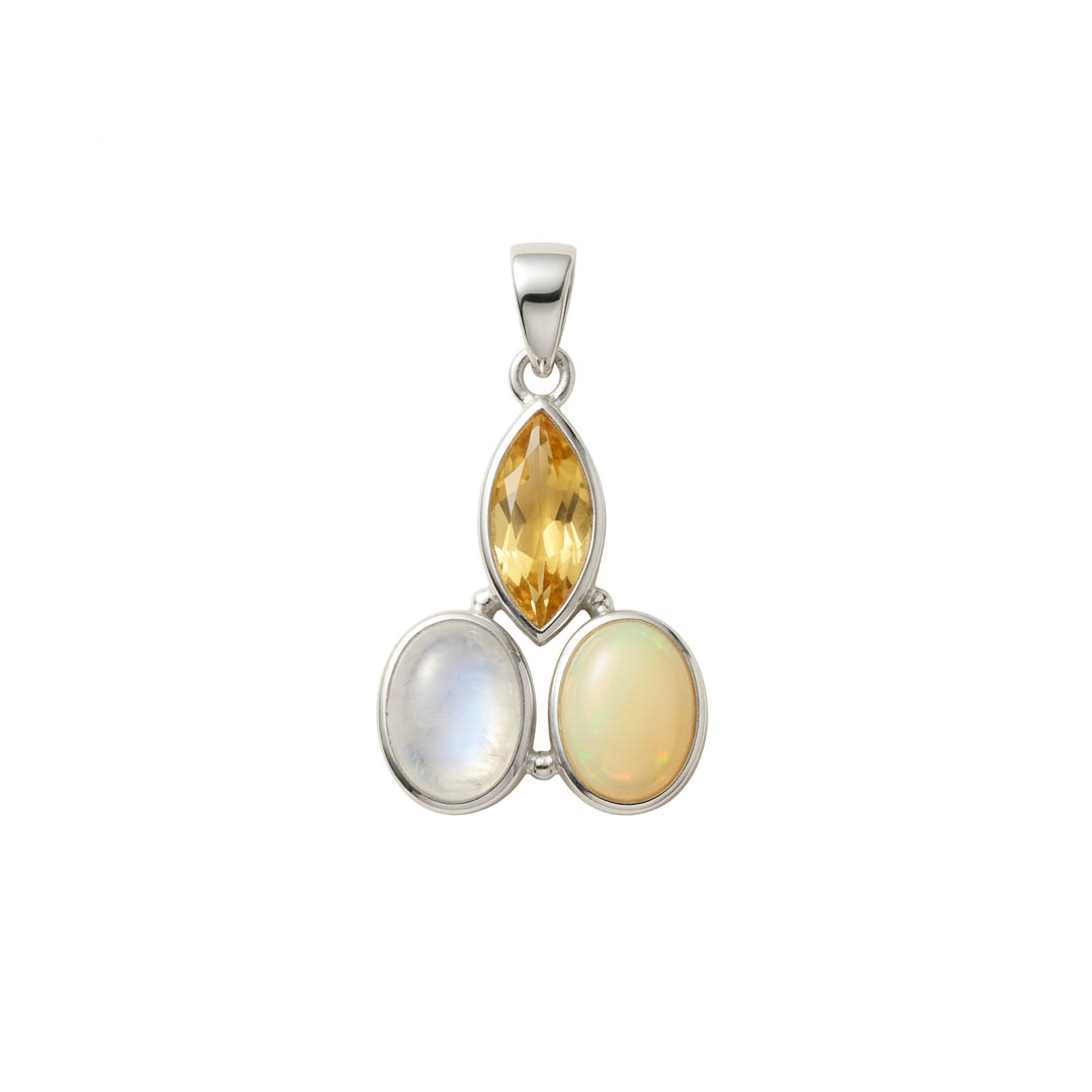 Trilogy Gem Pendant
