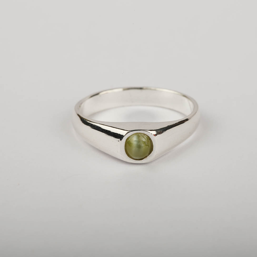 Cat's Eye (Chrysoberyl) Silver Ring